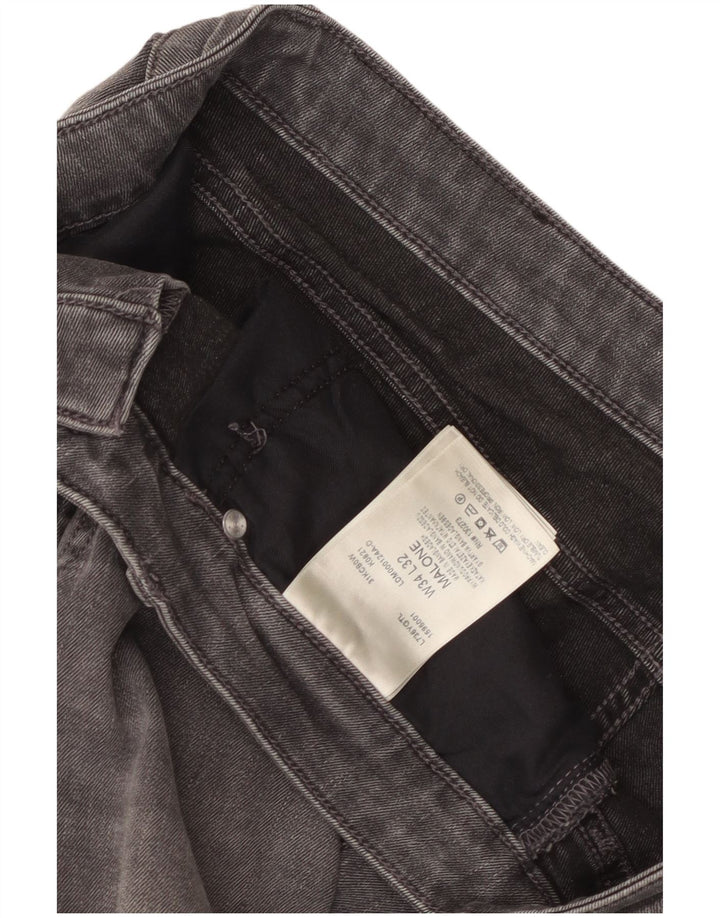 Lee Mens Malone Slim Jeans W34 L32 Grey Cotton