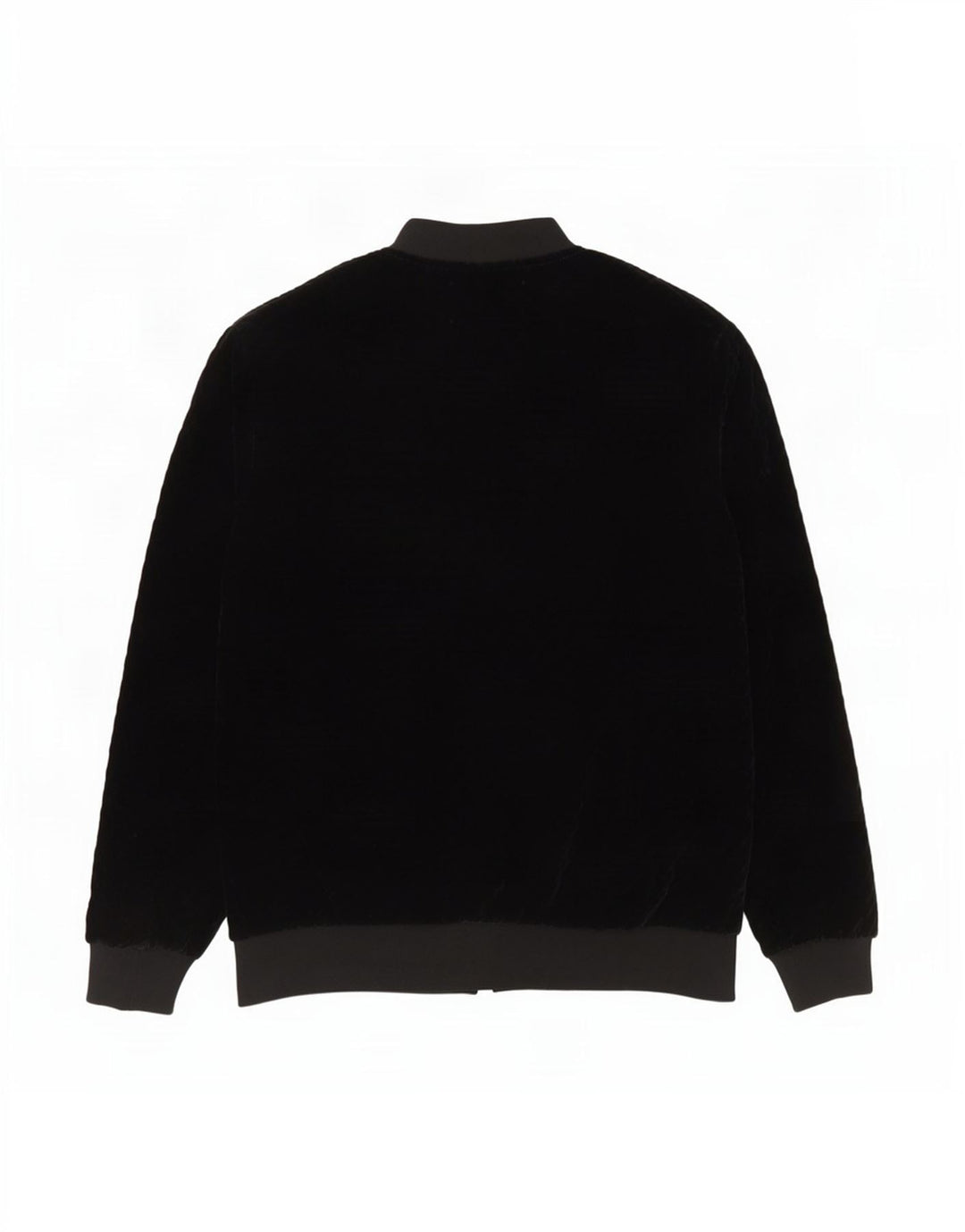 Zara Herre Bomber Jacket UK 40 Large Black Polyester