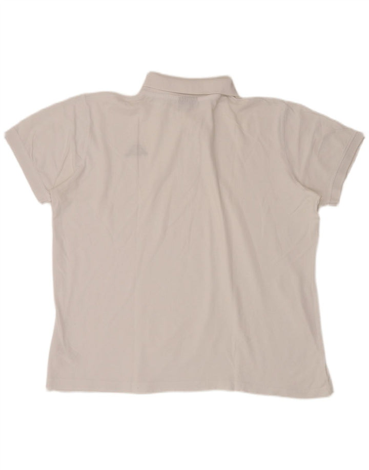 KAPPA herre poloshirt 2XL hvid bomuld