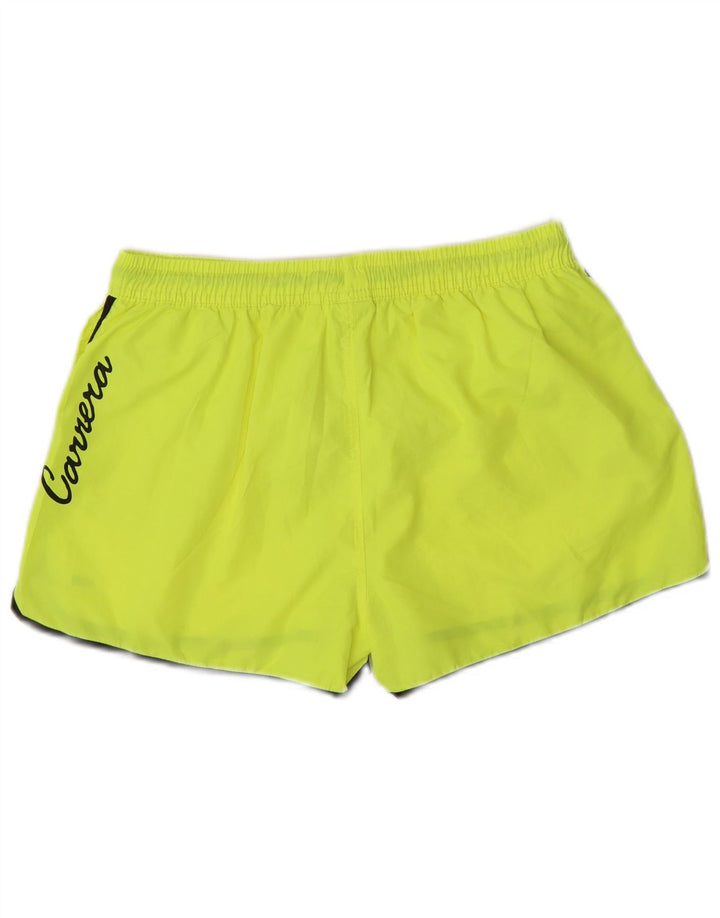 Pantaloncini da bagno grafici da uomo Carrera grandi verdi
