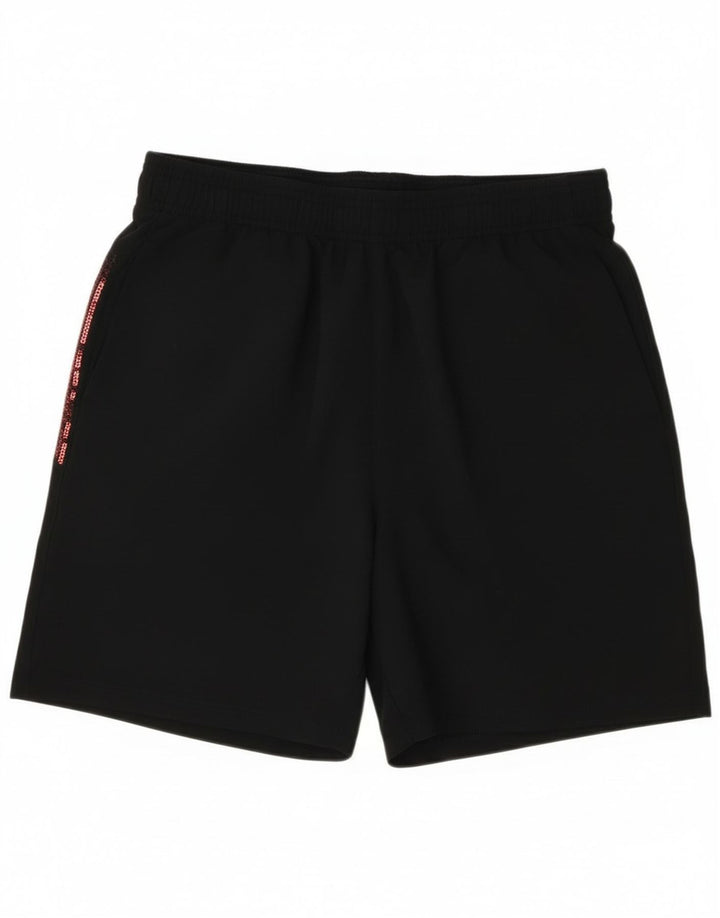 Under Armour Boys Graphic Sport Shorts 11-12 Years Large Black Polyester