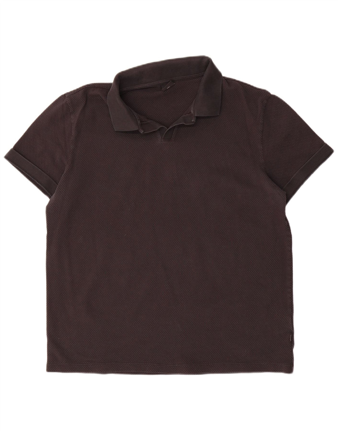 Hugo Boss Mens Polo Shirt 3XL Black Cotton