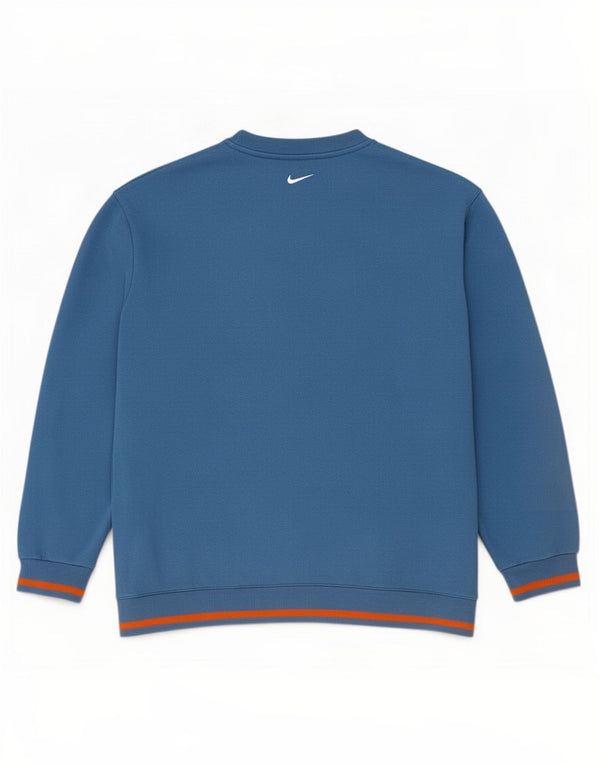Pulover Nike pentru băieți 13-14 ani XL albastru bumbac color bloc
