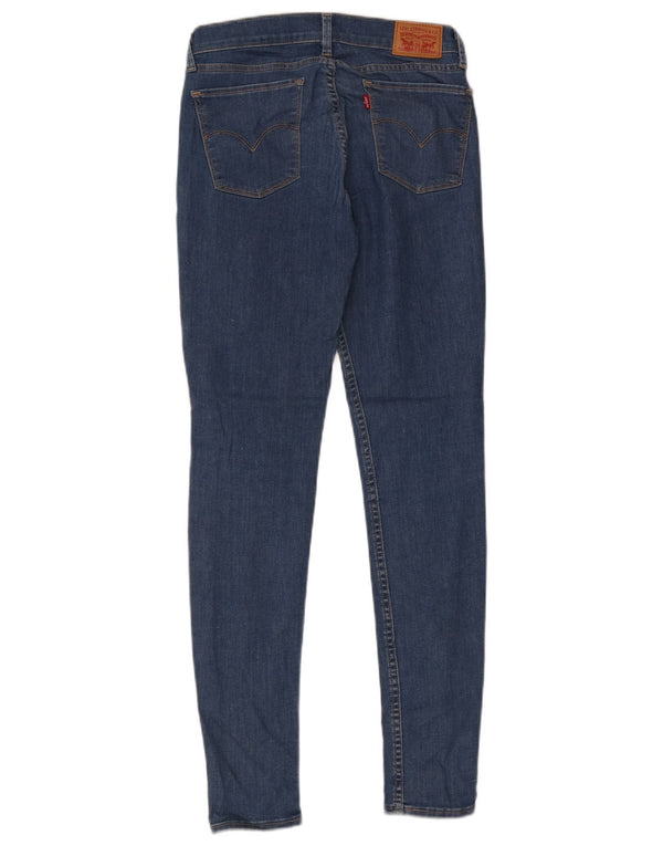 Levi's Womens 710 Super Skinny Jeans W29 L30 Blue Cotton