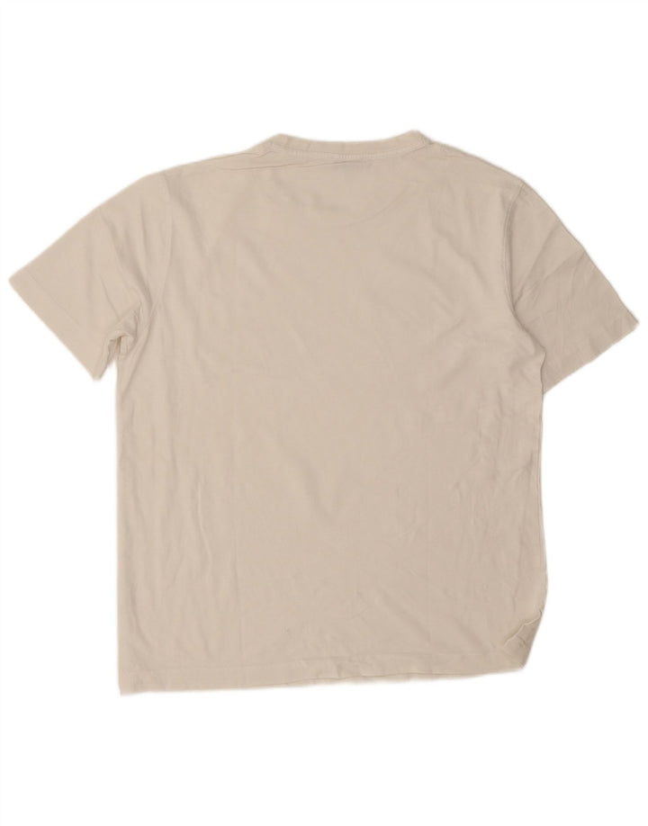 Zara Mens T-Shirt Top Medium White Cotton