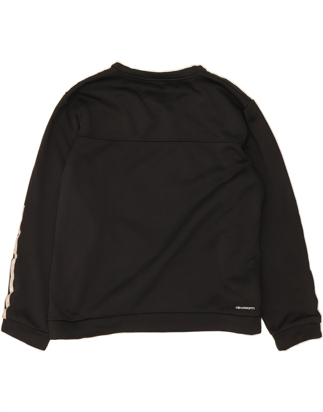 ADIDAS Womens Climawarm Sweatshirt Jumper UK 16 Large Black Polyester Vintage Adidas and Second-Hand Adidas from Messina Hembry 