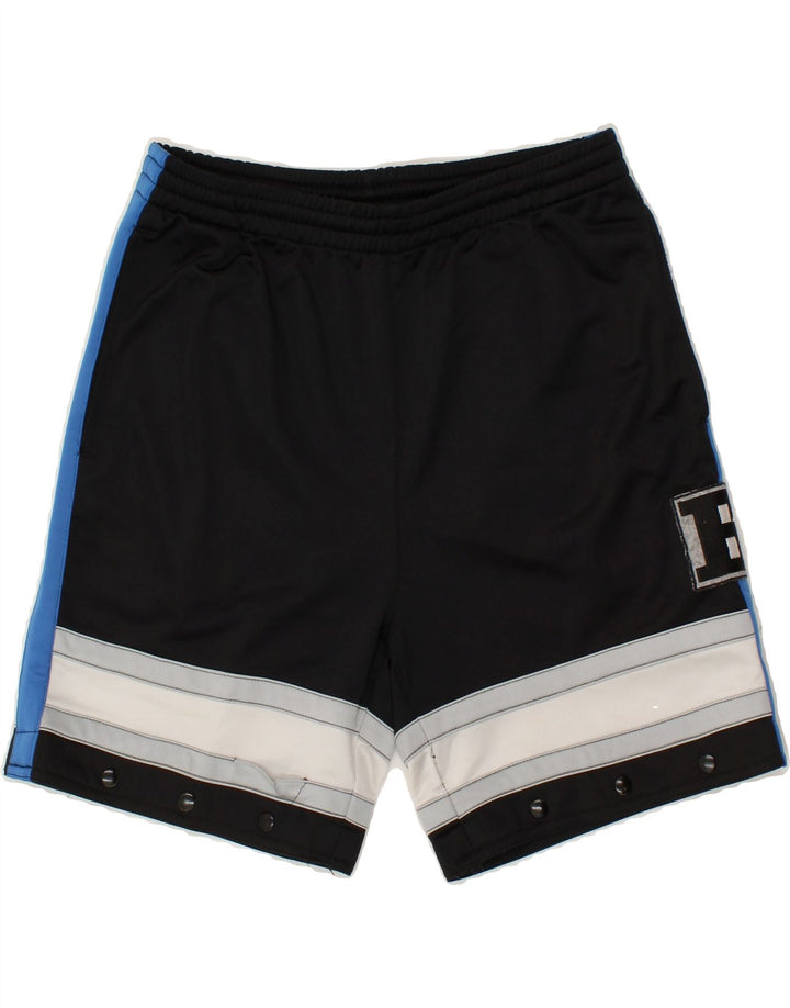 LOTTO Mens Sport Shorts Size 38/40 Medium Black Colourblock Polyester | Vintage Lotto | Thrift | Second-Hand Lotto | Used Clothing | Messina Hembry 
