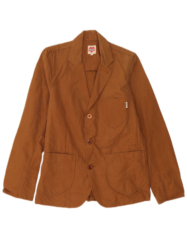 Giacca blazer da uomo a 3 bottoni Carhartt UK 38 Cotone marrone medio