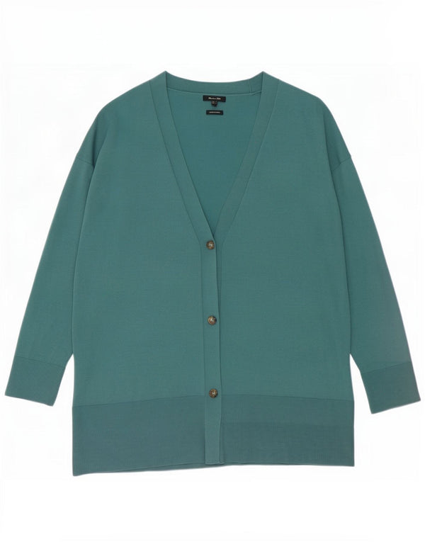Pulover cardigan supradimensionat pentru femei Massimo Dutti UK 10 Small Green Viscose