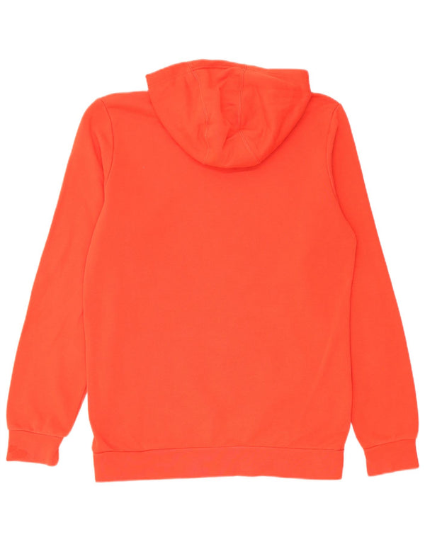 Felpa con cappuccio grafica da uomo Adidas Small arancione