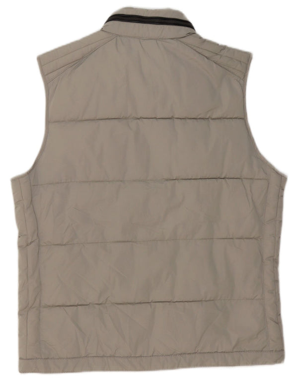 Zara Mens Padded Gilet UK 40 Large Grey