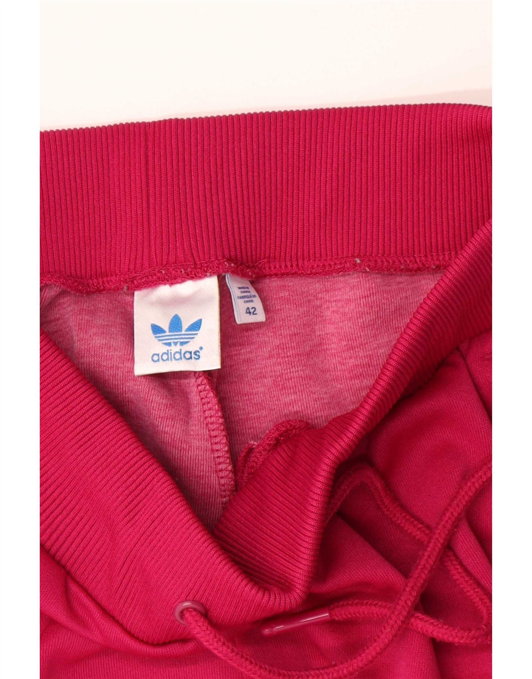 Adidas Mujer Chándal Pantalones Joggers IT 42 Small Rojo Poliéster