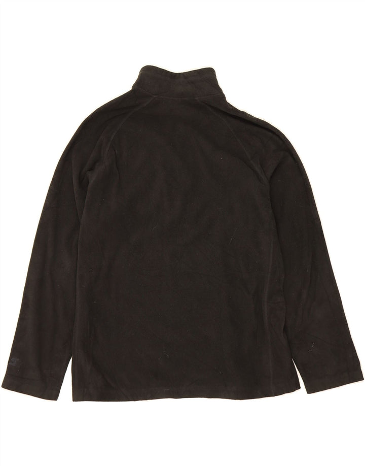 STARTER Mens Zip Neck Fleece Jumper Large Black Polyester Vintage Starter and Second-Hand Starter from Messina Hembry 