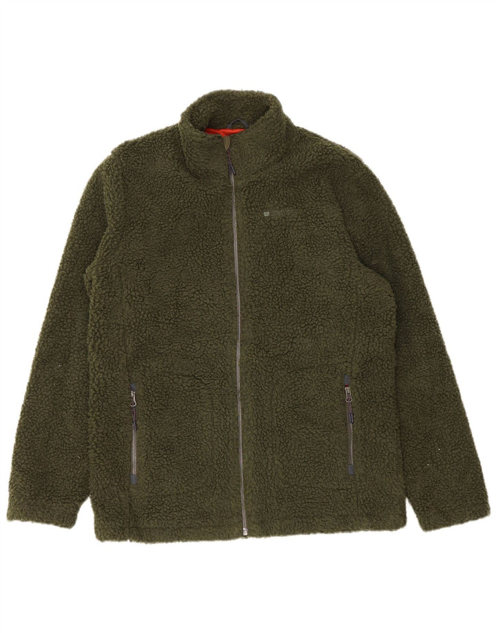 Mountain Warehouse Herren-Fleecejacke, UK 38, mittleres Khaki, Polyester