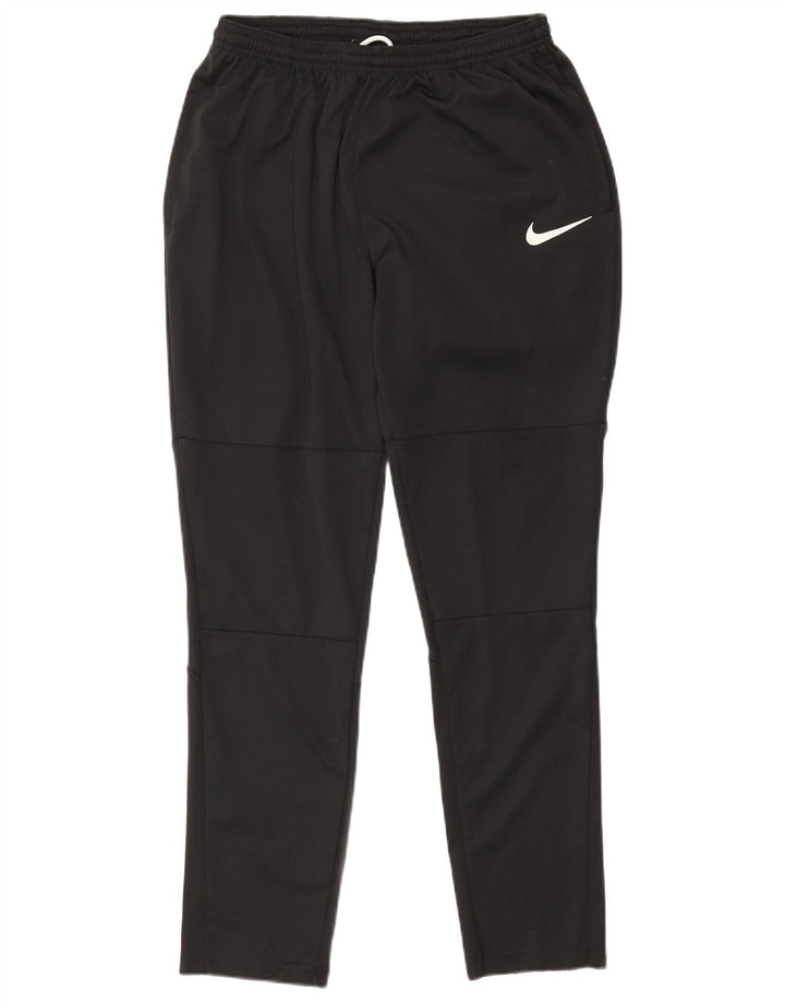 Nike Mens Dri Fit Tracksuit Trousers Medium Black Polyester