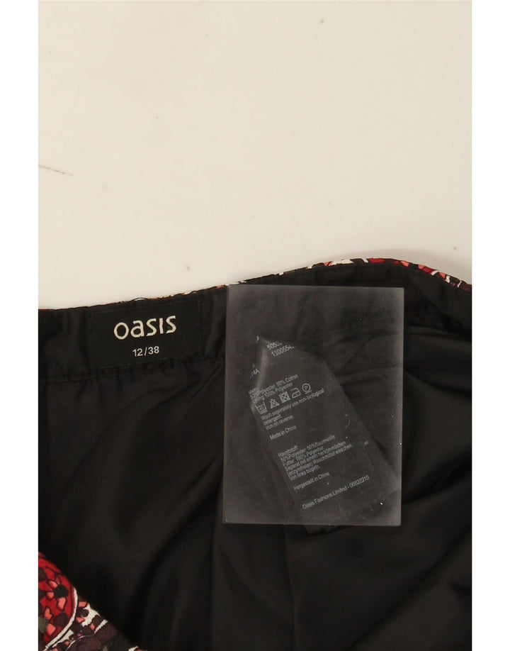 Oasis Womens Mini Skirt UK 12 Medium W28 Multicoloured Paisley Polyester