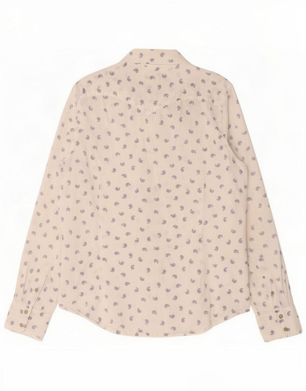 Camasă pentru femei Levi's UK 16 Large White Paisley Cotton