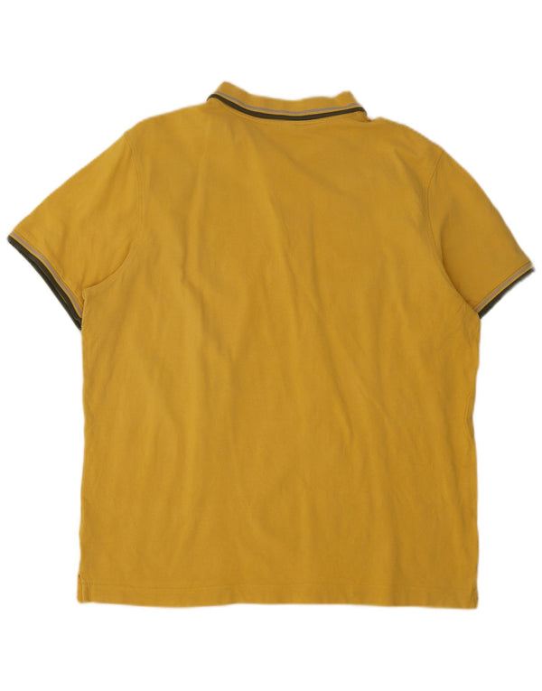 Polo Homme Lotto Large Jaune Rayé Coton
