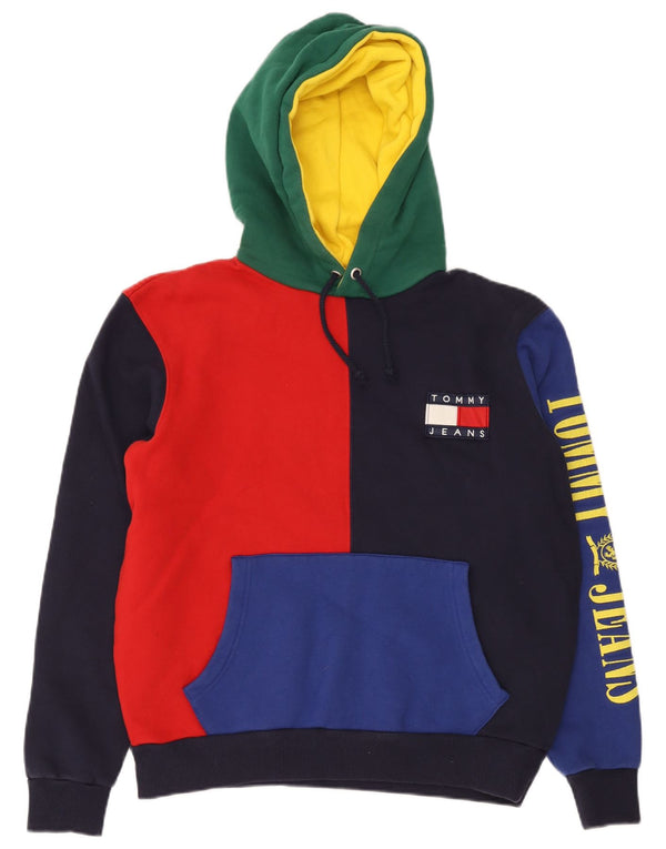 Tommy Hilfiger Herre grafisk hættetrøje Jumper Medium Flerfarvet Colourblock