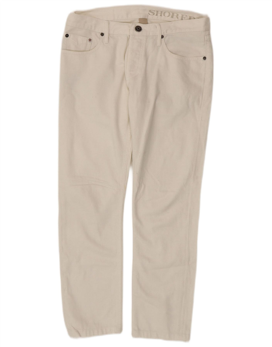 Burberry Mens Slim Jeans W31 L28 White Cotton