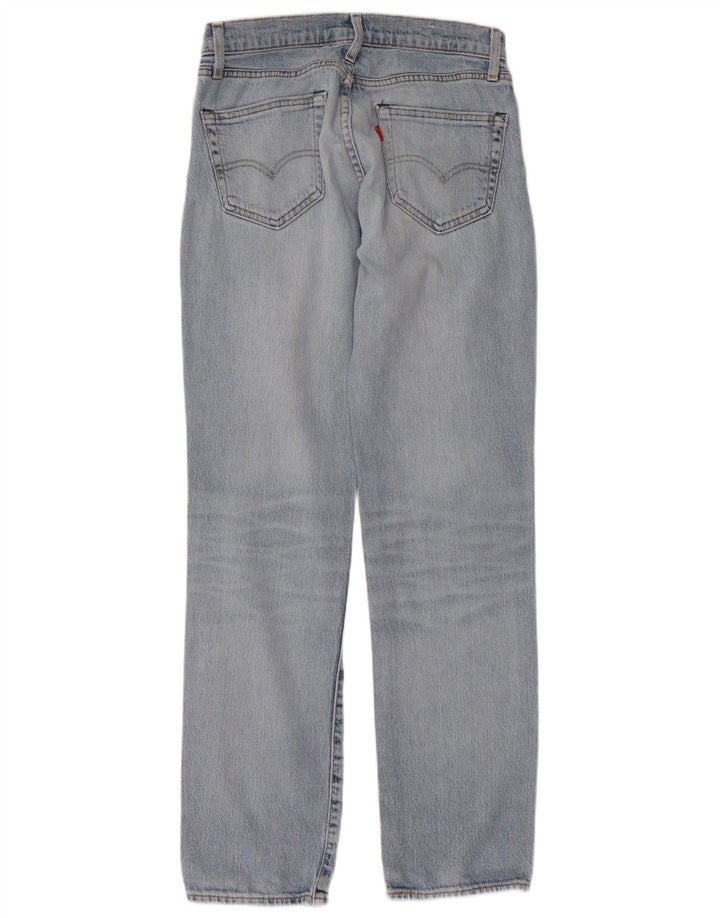 Levi's Womens Straight Jeans W29 L32 Blue Cotton