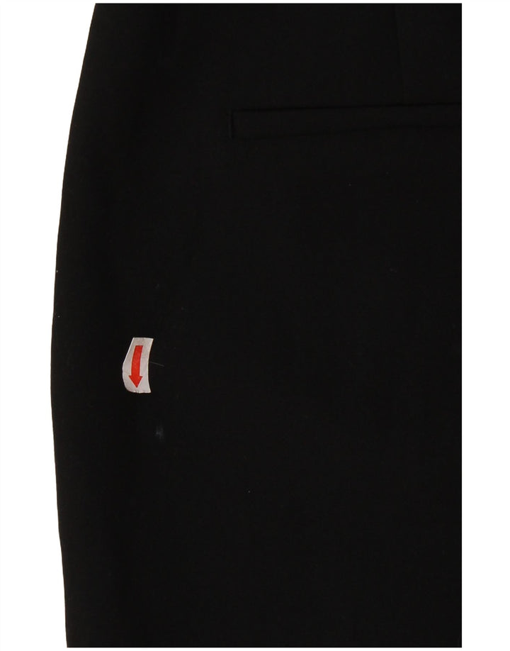 Pantaloni casual ZARA da donna Bootcut grandi neri in poliestere