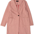 Cappotto da donna Marks & Spencer UK 12 Poliestere rosa medio
