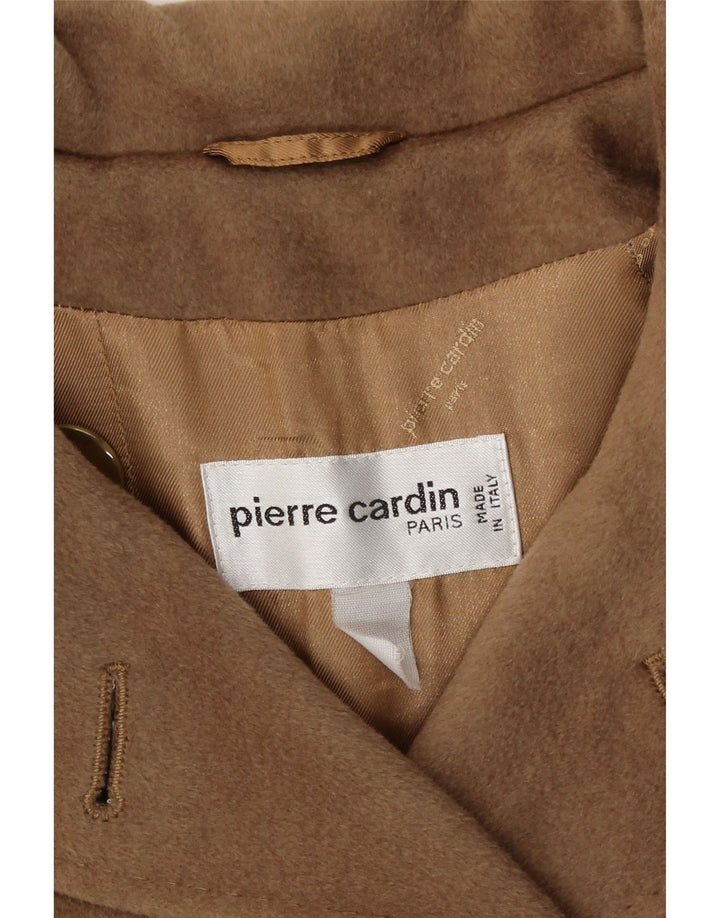 Pierre Cardin Dame Dobbeltradet Frakke UK 14 Stor Brun