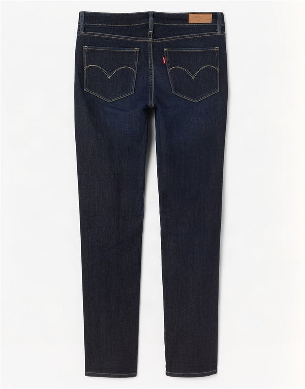 Levi's Damen Slim Jeans W29 L32 Marineblaue Baumwolle