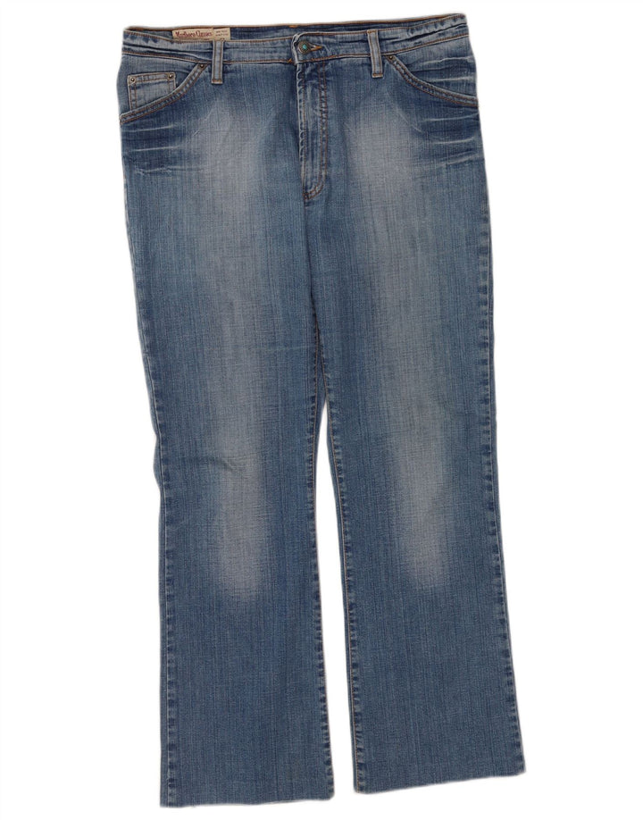 Marlboro Classics Dame Straight Jeans W33 L28 Blå Bomuld