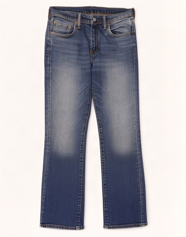Levi's Mens 527 Bootcut Jeans W30 L30 Blue Cotton