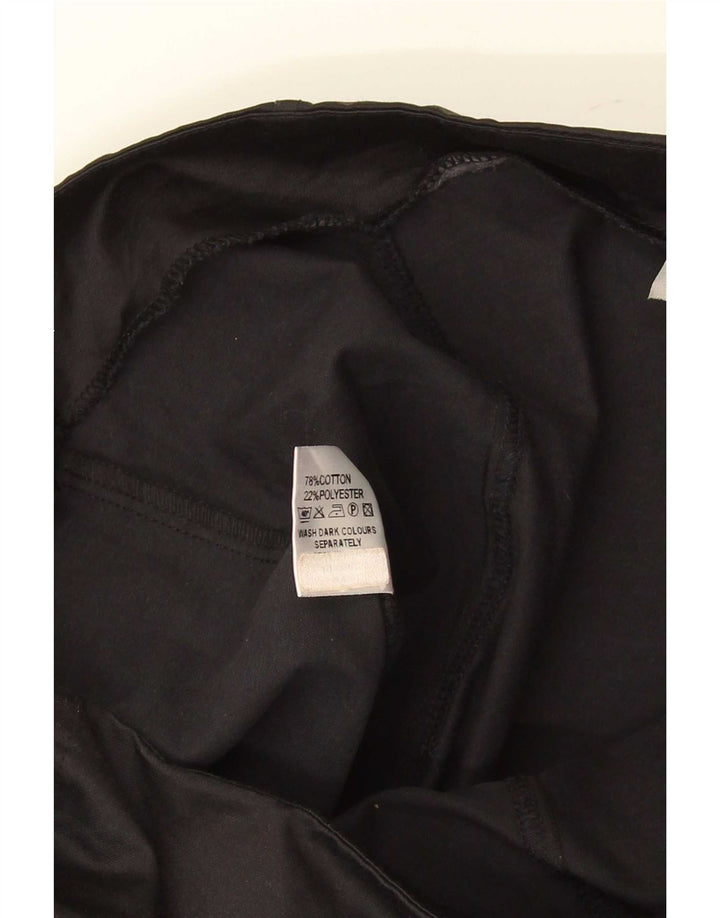 Oasis Haut court sans bretelles pour femme UK 12 Coton noir moyen