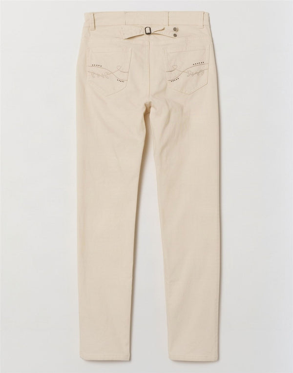 Dkny Girls Skinny Casual Bukser 13-14 år W28 L30 Off White Classic