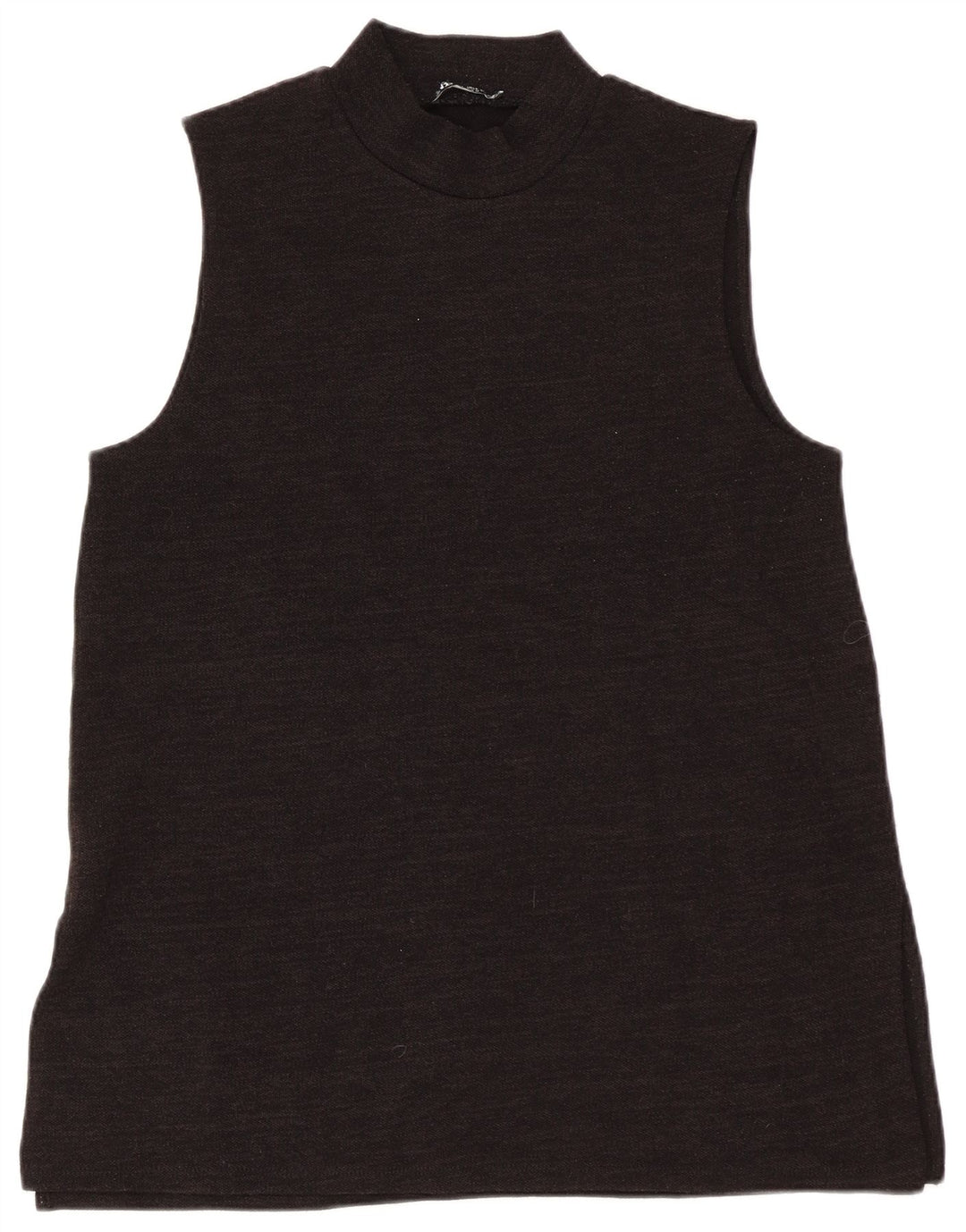 Zara Womens Vest Top UK 14 Large Black Flecked