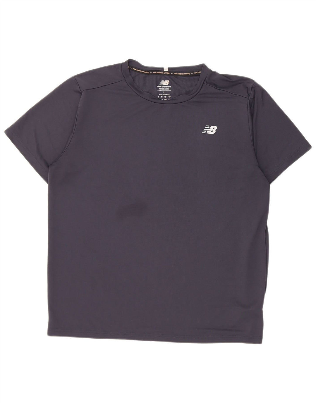 New Balance Herre T-Shirt Top Stor Marineblå Polyester