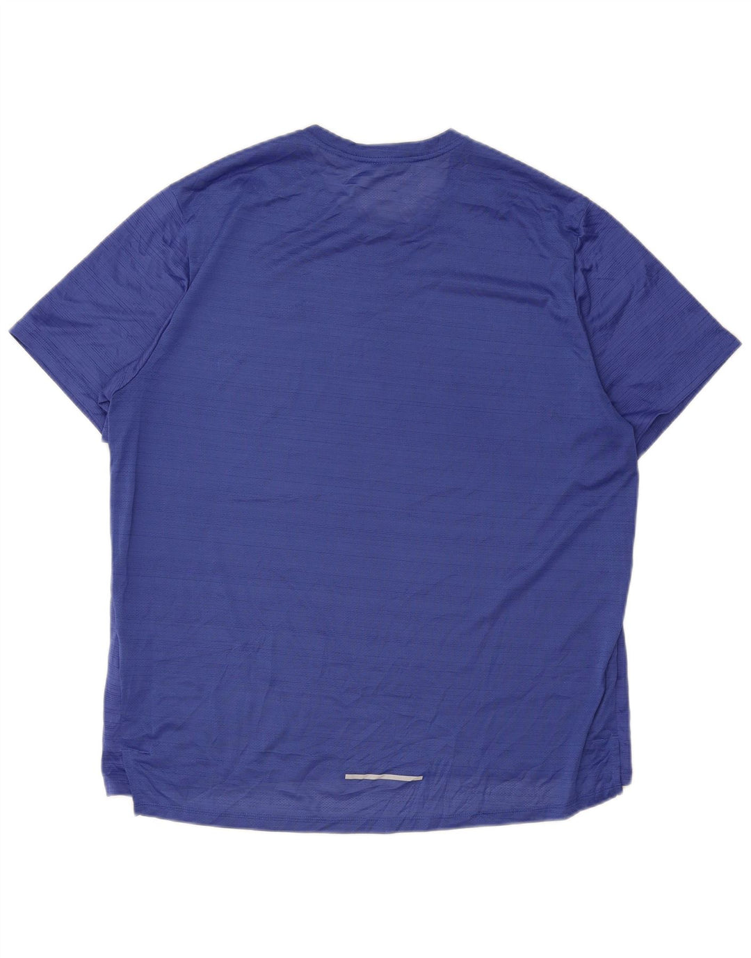 Nike Mens Dri Fit T-Shirt Top XL Blue Striped Polyester