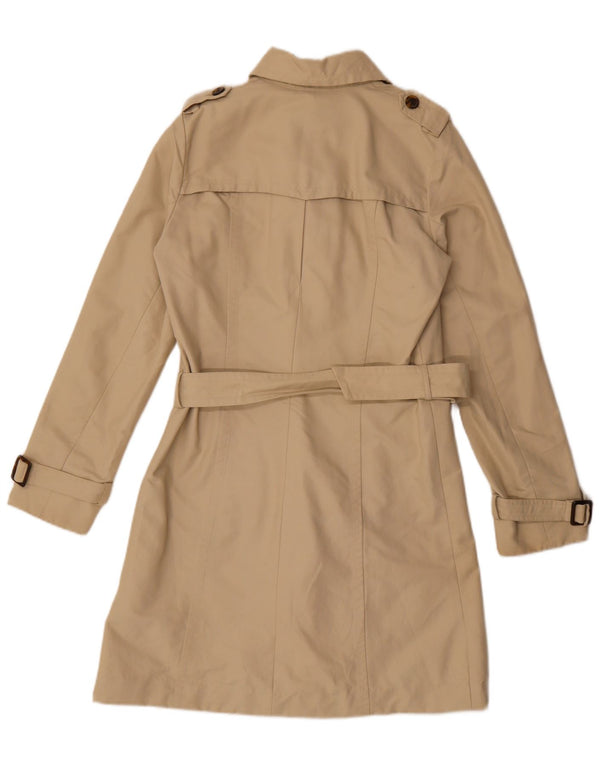 Trench da donna Zara UK 14 Cotone beige medio