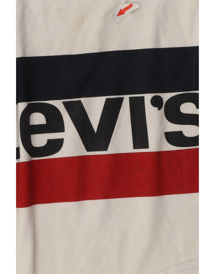 Tricou grafic pentru bărbați Levi's Top Medium White Bumbac