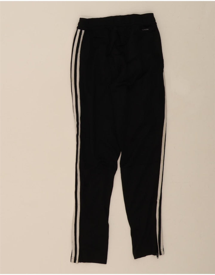 ADIDAS Boys Tracksuit Trousers 11-12 Years  Black Polyester Vintage Adidas and Second-Hand Adidas from Messina Hembry 