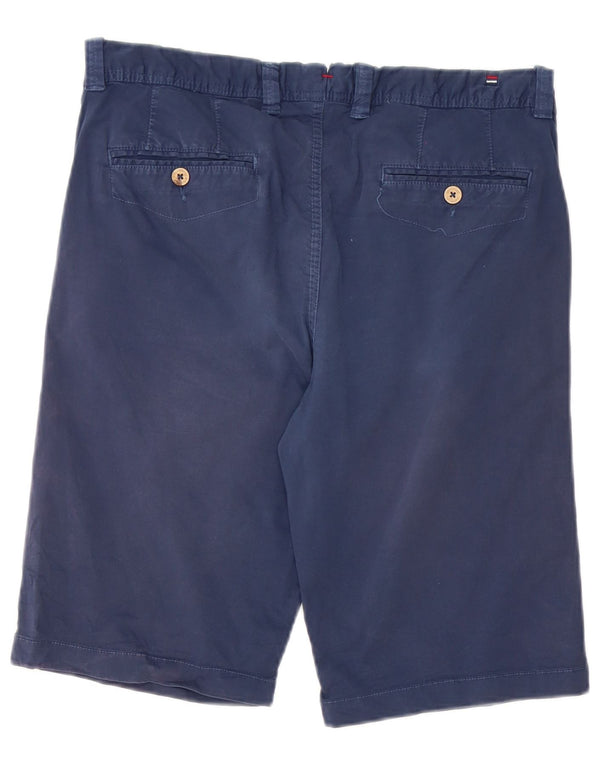 Pantaloncini chino vintage da uomo W33 cotone blu navy medio