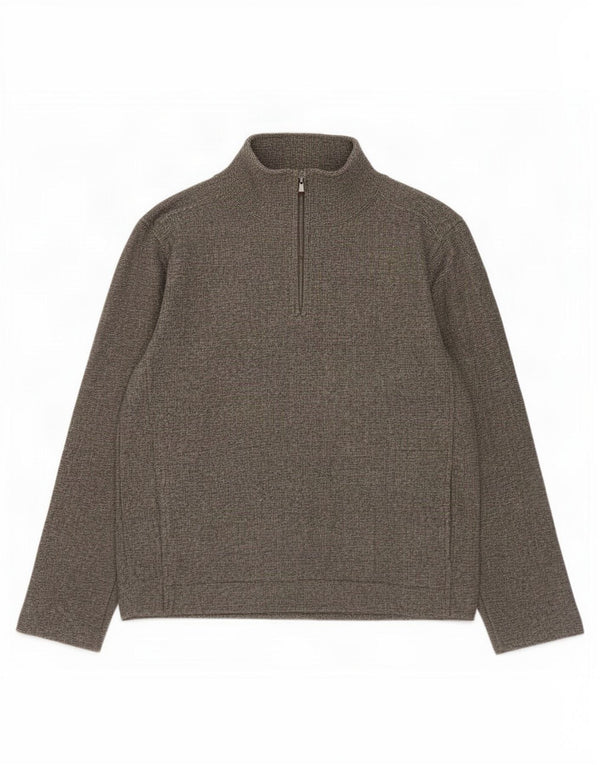 Marks & Spencer Herre Loose Fit Sweatshirt Jumper Small Grå Flecked