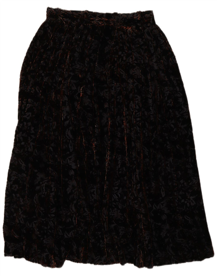 ALBERTO ASPESI Womens High Waist Flared Skirt IT 44 Medium W26 Black Vintage Alberto Aspesi and Second-Hand Alberto Aspesi from Messina Hembry 