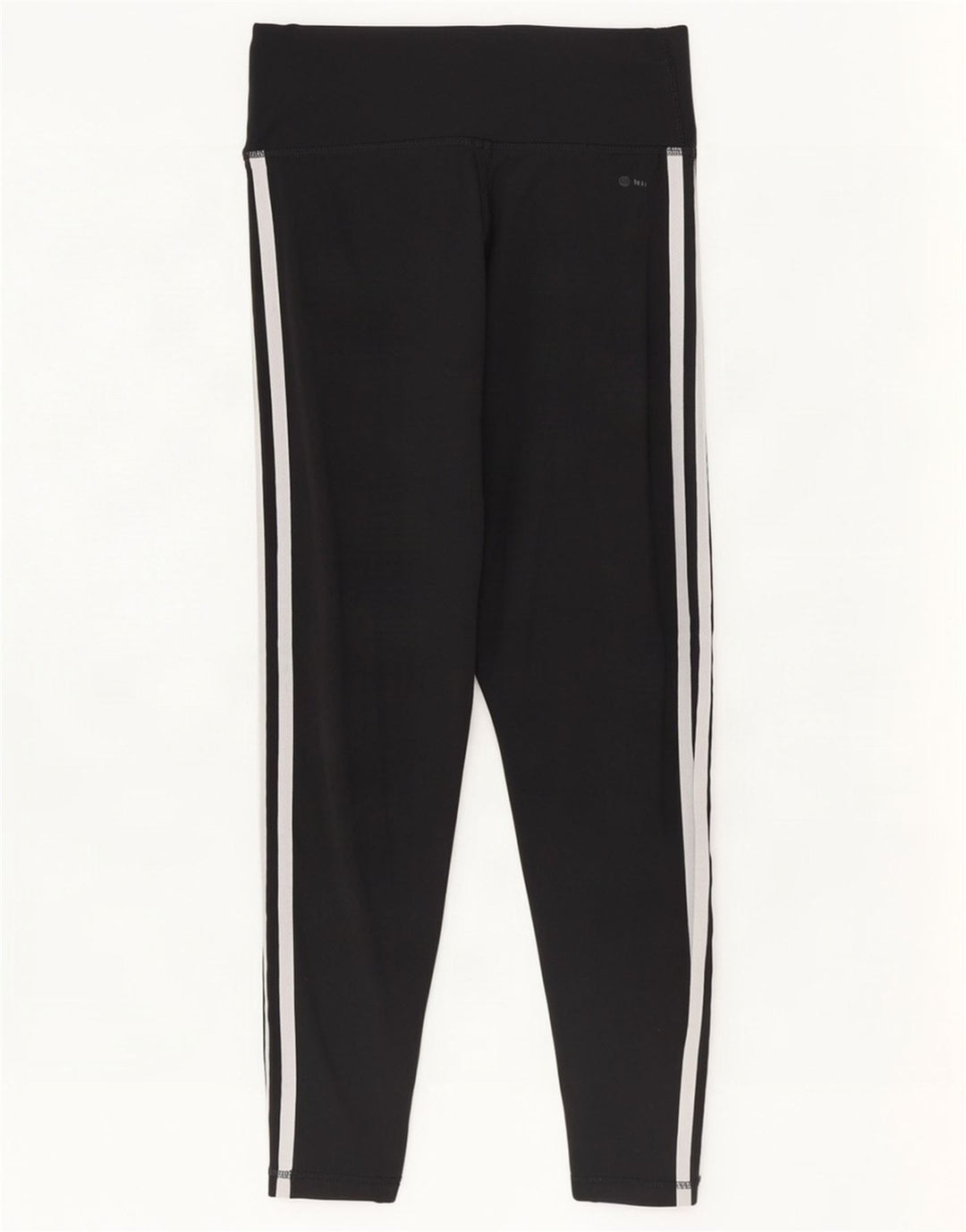 Adidas Womens Tight Fit Crop Leggings UK 12/14 Medium Black Polyester