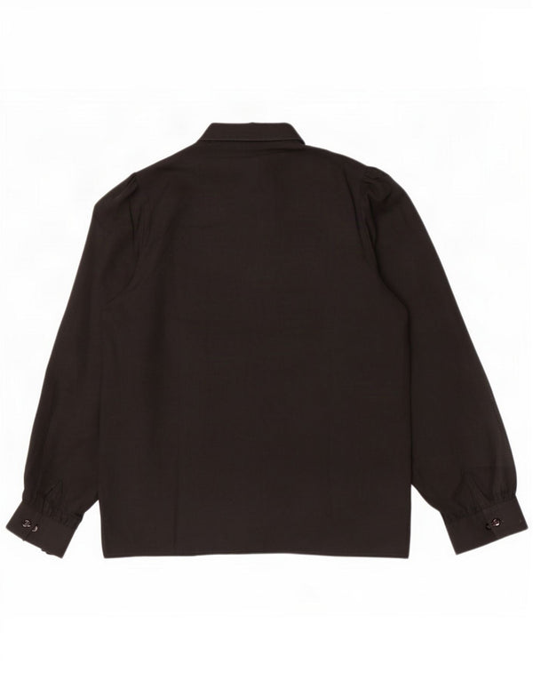 Lady Windsor Damen Hemdbluse IT 42 Medium Black Polyester