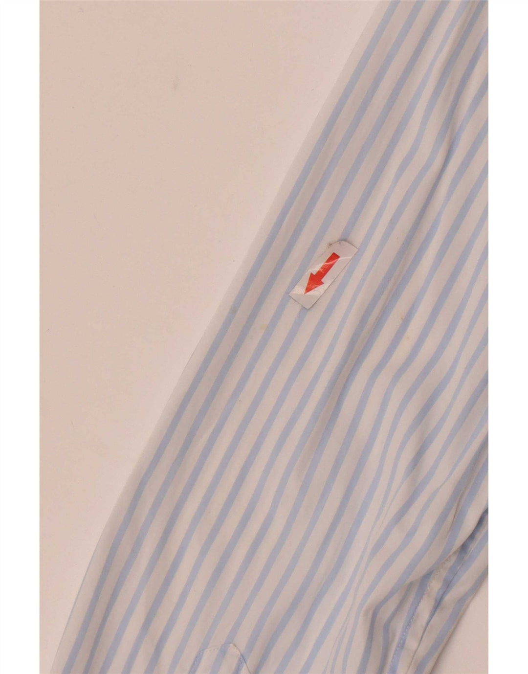 Ralph Lauren Damenhemd US 6 Mittelblaue Nadelstreifen-Baumwolle