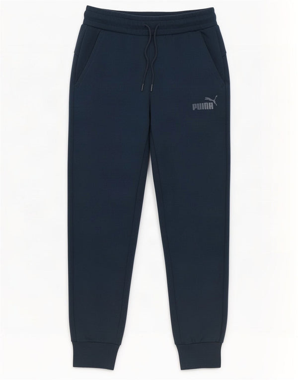 Puma Pantalon de survêtement pour homme en coton bleu marine Taille S