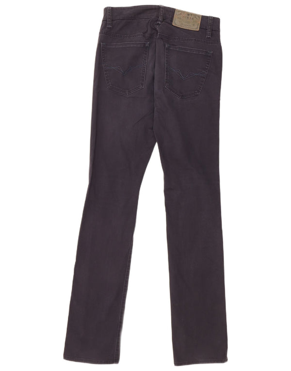 Guess Mens Slim alkalmi nadrág W28 L34 sötétkék pamut