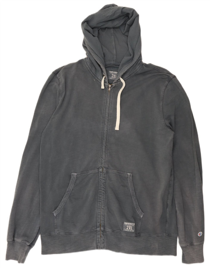 Champion Mens Hooded Full Tracksuit 2XL  Grey