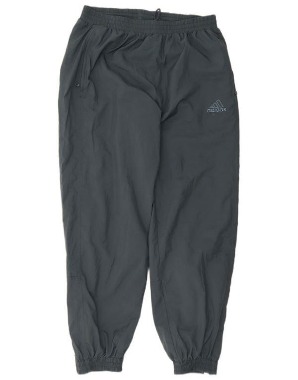 Pantaloni da tuta da uomo Adidas Joggers UK 44/46 Large Grigio Poliestere