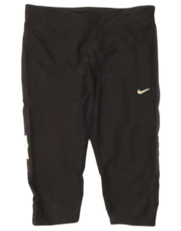 Nike Legging Capri Dri Fit pour femme UK 12 Noir moyen